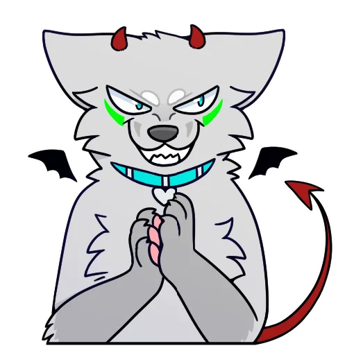 😈 Стикер «CaptainFolf» для Telegram