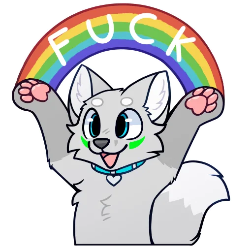 🌈 Стикер «Captain Folf» для Telegram