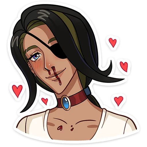 🥰 Стикер «Капитан Роуз» для Telegram