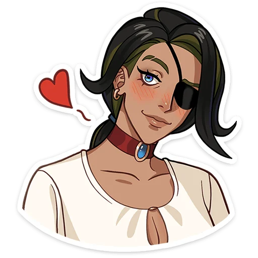 🥰 Стикер «Капитан Роуз» для Telegram