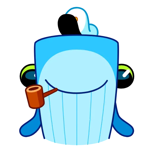 🤷‍♂️ Стикер «Captain Whale» для Telegram