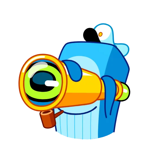 😍 Стикер «Captain Whale» для Telegram