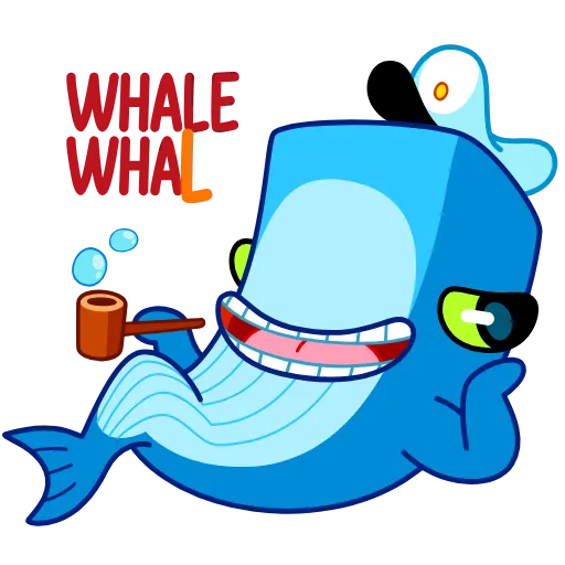 😏 Стикер «Captain Whale» для Telegram