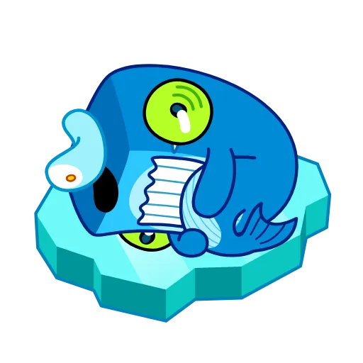 🥶 Стикер «Captain Whale» для Telegram