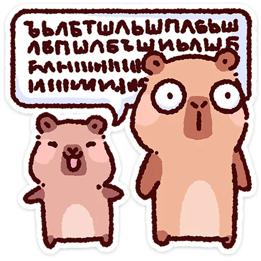 ⭐ Стикер «Капипарочка» для Telegram