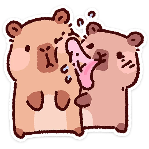 ⭐ Стикер «Капипарочка» для Telegram