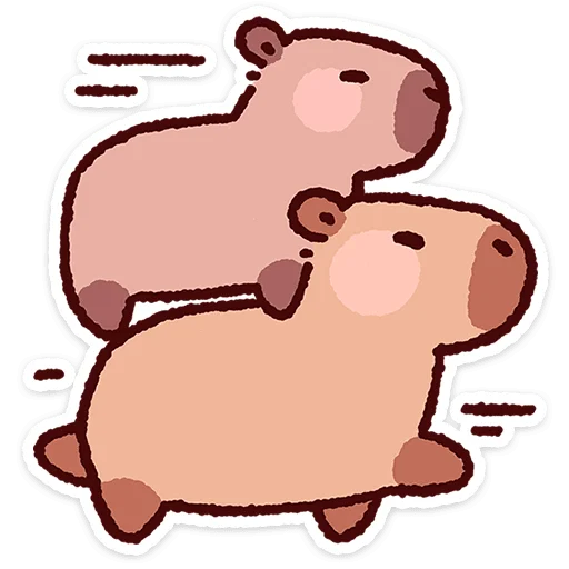 ⭐ Стикер «Капипарочка» для Telegram