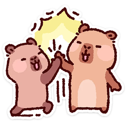 ⭐ Стикер «Капипарочка» для Telegram