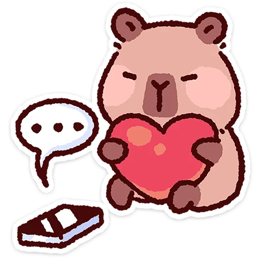⭐ Стикер «Капипарочка» для Telegram