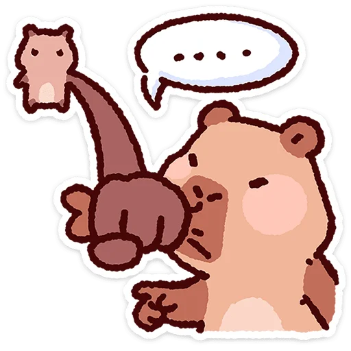 ⭐ Стикер «Капипарочка» для Telegram