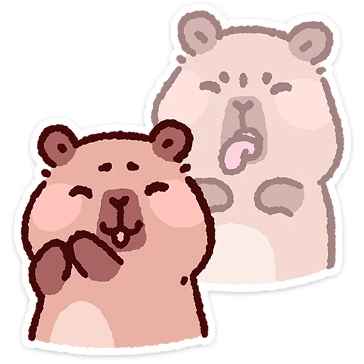 ⭐ Стикер «Капипарочка» для Telegram
