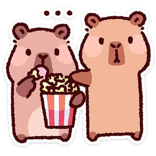 ⭐ Стикер «Капипарочка» для Telegram