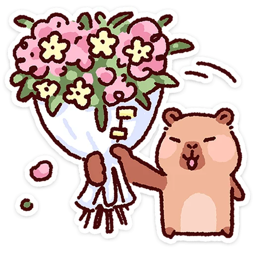 ⭐ Стикер «Капипарочка» для Telegram