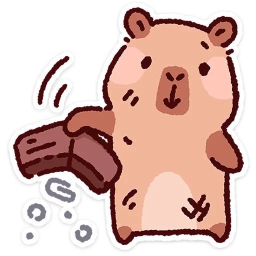 ⭐ Стикер «Капипарочка» для Telegram