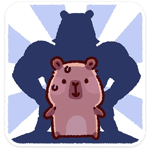 ⭐ Стикер «Капипарочка» для Telegram