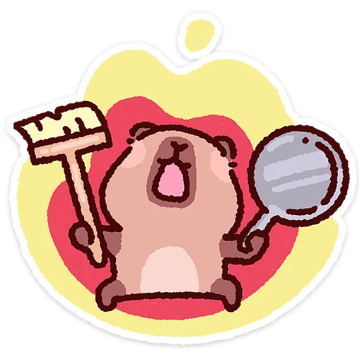 ⭐ Стикер «Капипарочка» для Telegram