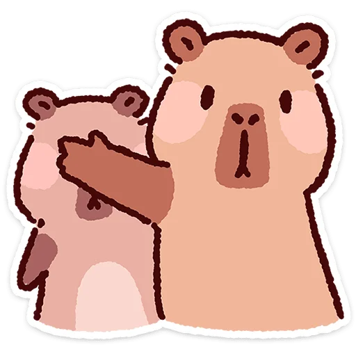 ⭐ Стикер «Капипарочка» для Telegram