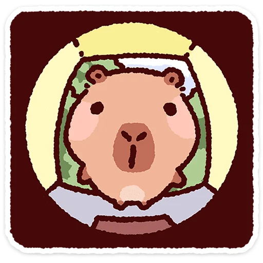 ⭐ Стикер «Капипарочка» для Telegram