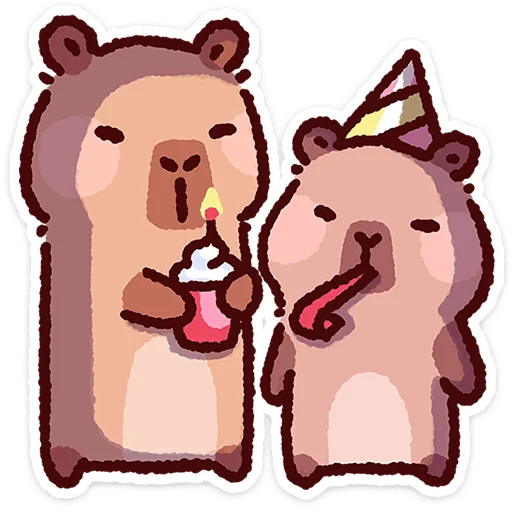 ⭐ Стикер «Капипарочка» для Telegram