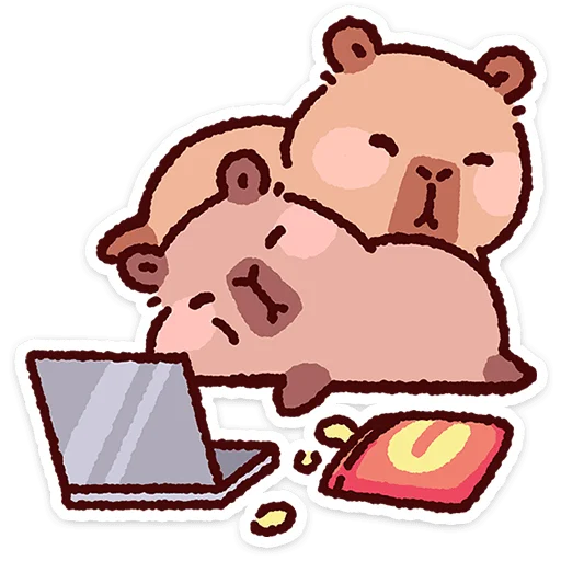 ⭐ Стикер «Капипарочка» для Telegram