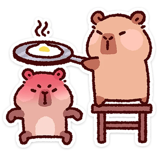 ⭐ Стикер «Капипарочка» для Telegram