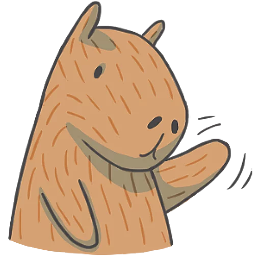 👋 Стикер «Capybara&Co» для Telegram