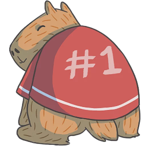 🖕 Стикер «Capybara&Co» для Telegram
