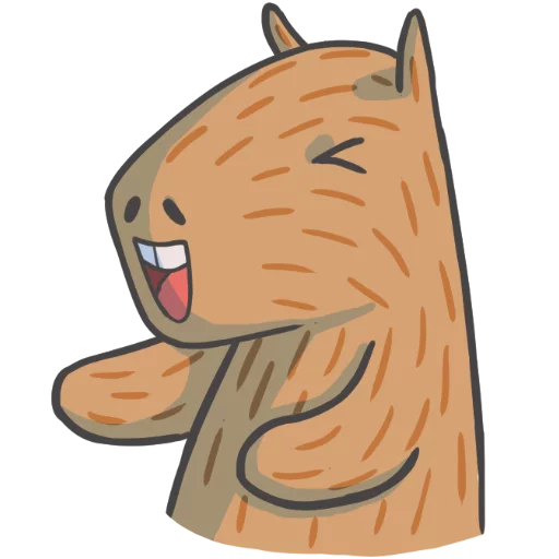 😂 Стикер «Capybara&Co» для Telegram