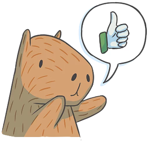 👌 Стикер «Capybara&Co» для Telegram