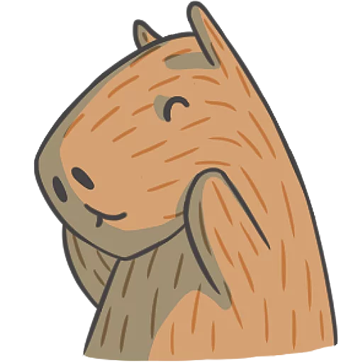 😙 Стикер «Capybara&Co» для Telegram