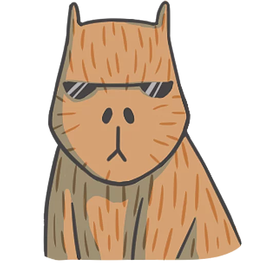 😎 Стикер «Capybara&Co» для Telegram