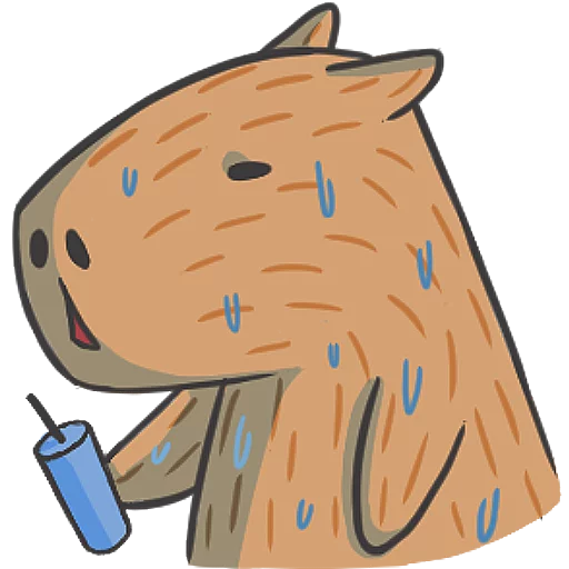 🤒 Стикер «Capybara&Co» для Telegram