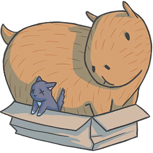 😛 Стикер «Capybara&Co» для Telegram