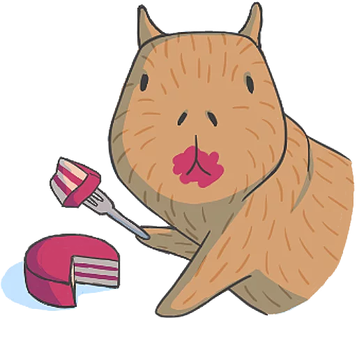 🐷 Стикер «Capybara&Co» для Telegram