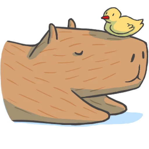 😌 Стикер «Capybara&Co» для Telegram