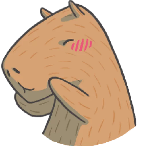 💗 Стикер «Capybara&Co» для Telegram