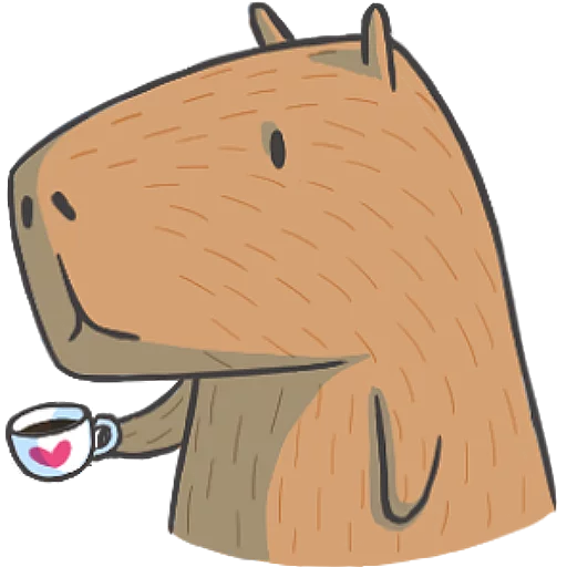 😶 Стикер «Capybara&Co» для Telegram