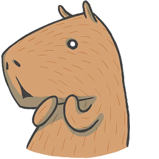 😮 Стикер «Capybara&Co» для Telegram