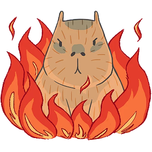 🔥 Стикер «Capybara&Co» для Telegram