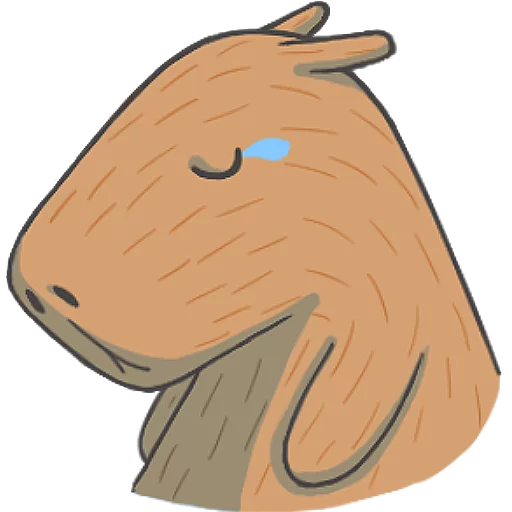 😥 Стикер «Capybara&Co» для Telegram