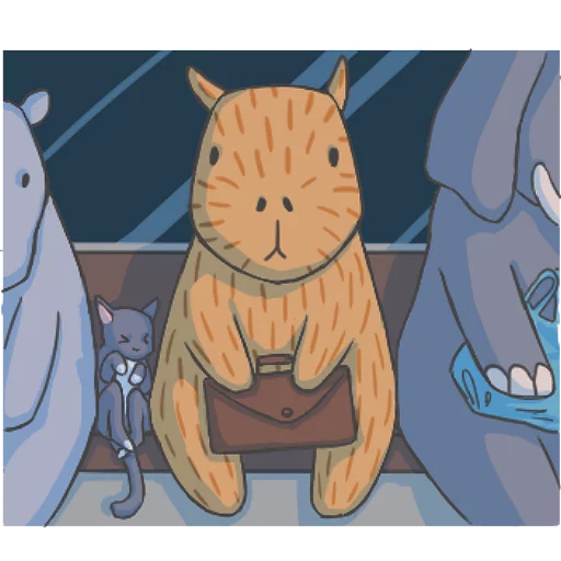 💼 Стикер «Capybara&Co» для Telegram