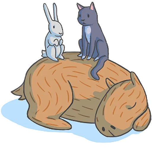😌 Стикер «Capybara&Co» для Telegram