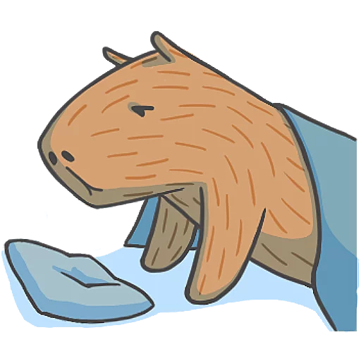 😴 Стикер «Capybara&Co» для Telegram