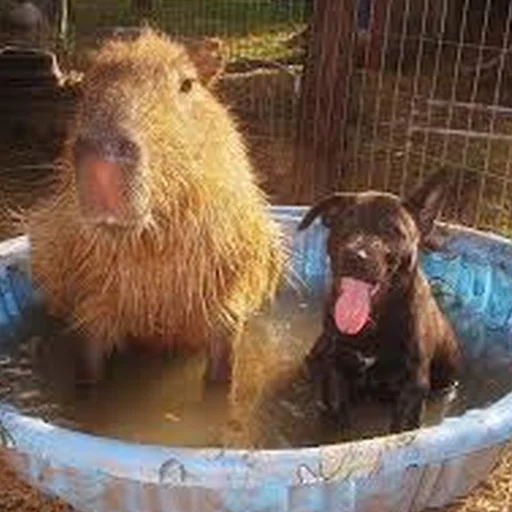 🛁 Стикер «Capybara Are My Life» для Telegram