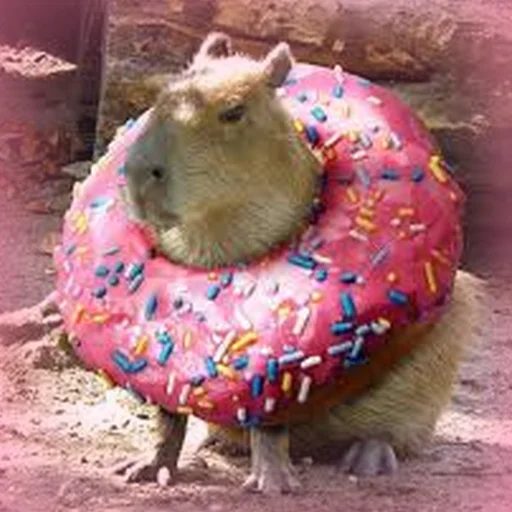 🍩 Стикер «Capybara Are My Life» для Telegram