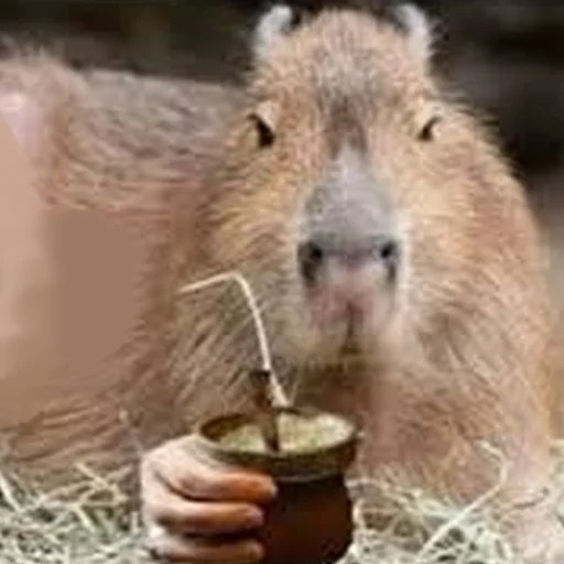 🥤 Стикер «Capybara Are My Life» для Telegram