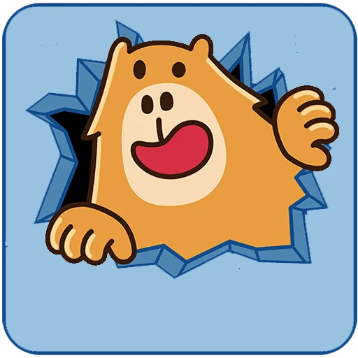 👋 Стикер «Капибара клипер Без Текста» для Telegram