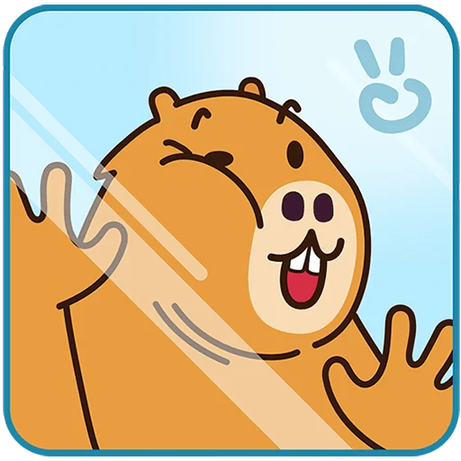 🫠 Стикер «Капибара клипер Без Текста» для Telegram