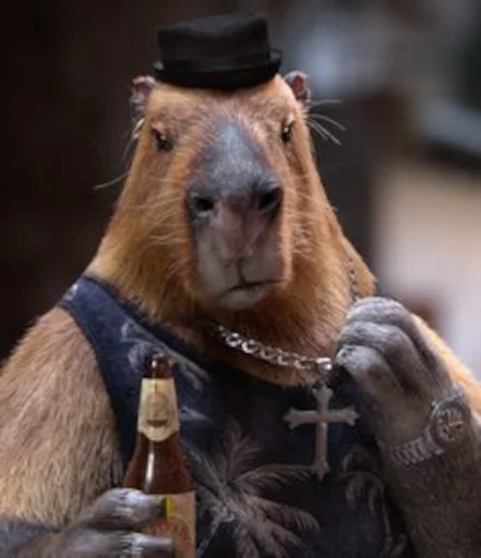 🗿 Стикер «Capybara» для Telegram