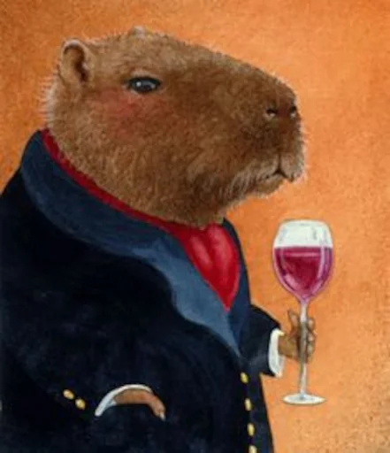 🍷 Стикер «Capybara» для Telegram